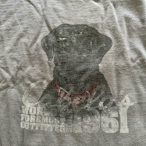 Grey Long Sleeve Cabela’s Labrador Tee Shirt - Picture 3 of 4